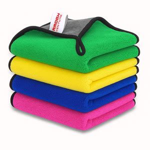 AMOGH VENTURE Microfiber Car Cleaning Cloth Ultra Soft Super Absorbent ...