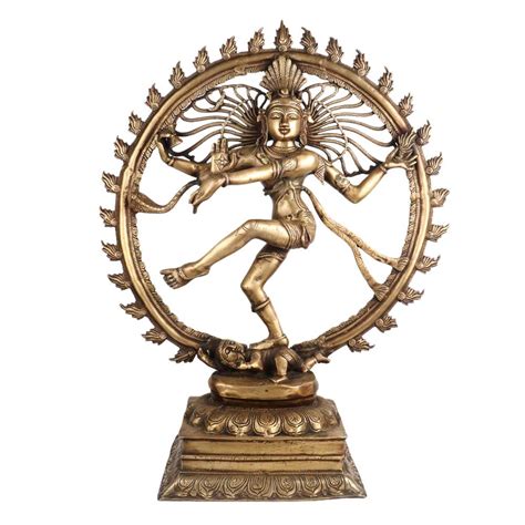Brass Natraj Dancing Shiva Statue