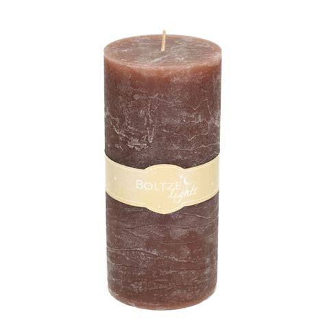 Świeca Lea 20cm coffee, 9 x 20 cm - Dekoria | Sklep EMPIK.COM