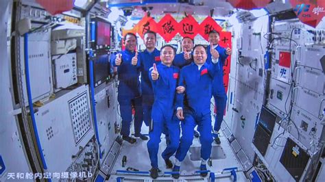Shenzhou crew taikonauts enter China Space Station hours after launch ...