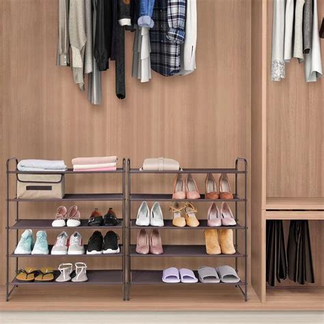 Buy Simple Trending 5-Tier Stackable Shoe Rack, Expandable & Adjustable ...