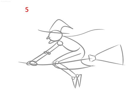 How To Draw Easy Witch Face