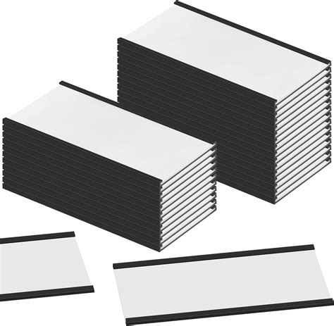 Amazon.com : Eeoyu Magnetic Label Holders with Magnets Magnetic Data ...