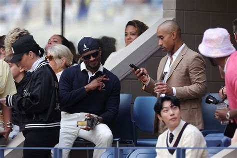 Celebrities at the US Open Tennis 的图像结果