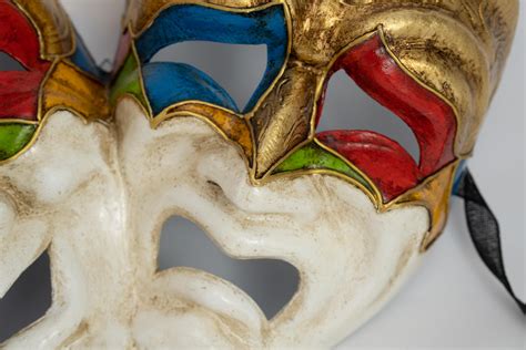 Venetian Wall Hanging Mask - Tragedy & Comedy Mask