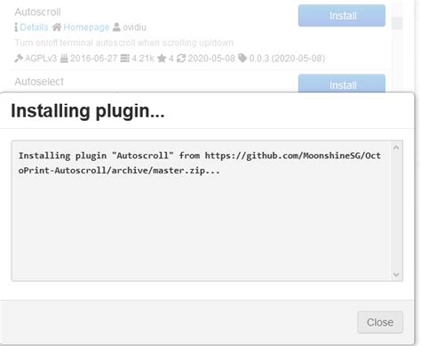 Can't install plugins after octoprint 1.5.2 update on octopi 0.17.0 ...