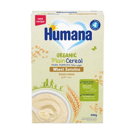 Humana Βιολογική Κρέμα με Σιμιγδάλι Χωρίς Γάλα 200 gr - Κρέμα με ...