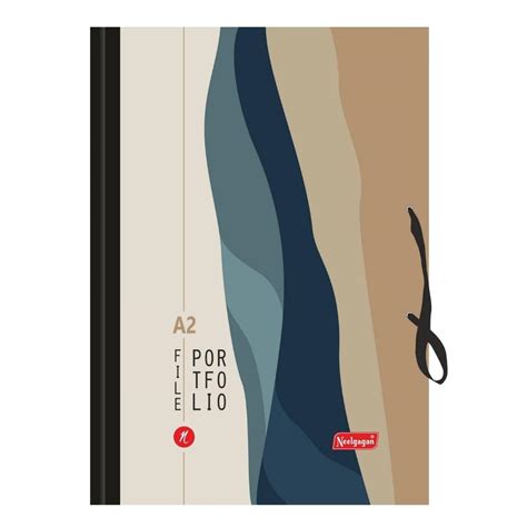 Neelgagan Portfolio File & Document Folder with Secure Elastic Band ...
