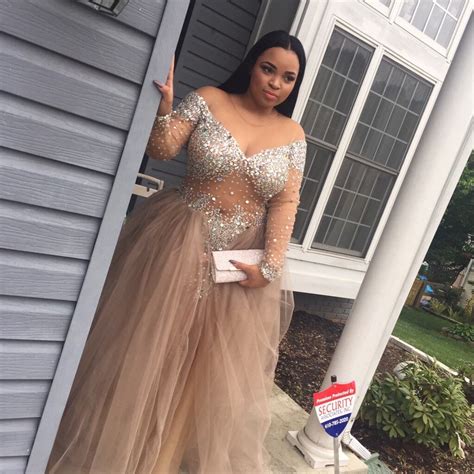 Plus Size Custom Made Beading Prom Dresses, Floor-length Evening Dress ...
