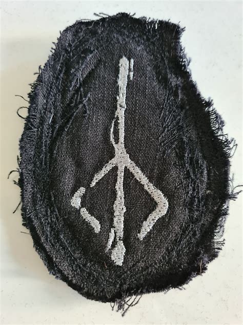 Bloodborne Hunter's Mark Brooch Patch Embroidery - Etsy