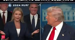 Karoline Leavitt: 'Where is my superstar?...': Trump praises Karoline ...
