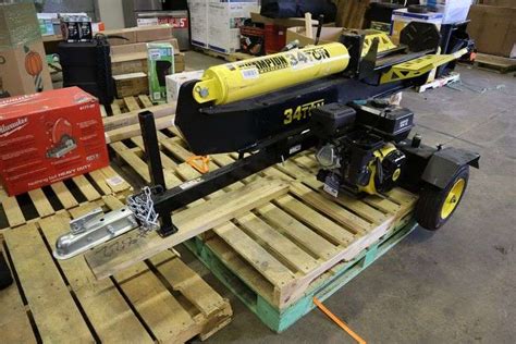 Image result for Using a Champion Log Splitter