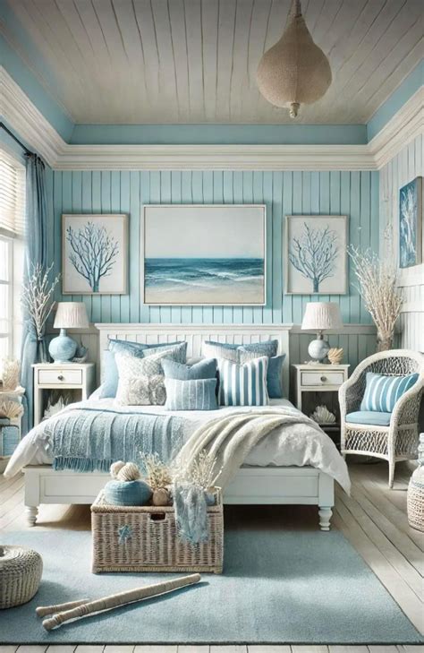 Pinterest | Coastal bedrooms, Coastal bedroom decorating, Beach themed ...