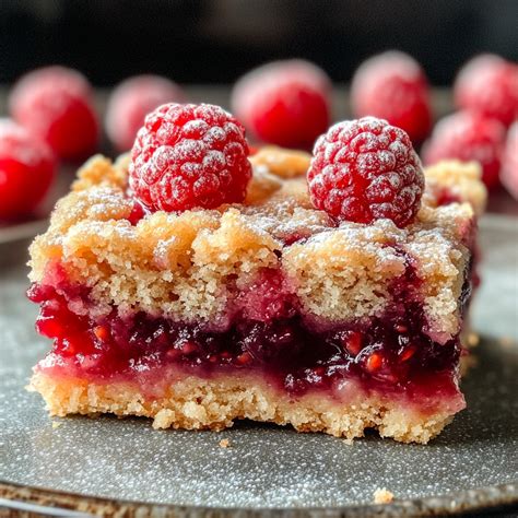 Fabulous Five Ingredient Raspberry Bars Recipe - Recipes Epic