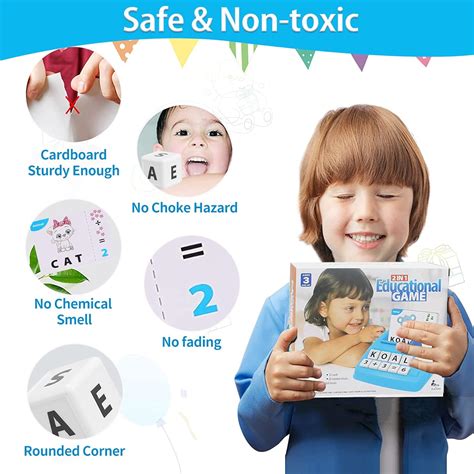 Buy HiSMAHO Matching Letter Games Toys,for Kids Age 3 4 5 6 7 8 Year ...