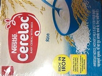 Buy CERELAC Baby Cereal with Milk, Rice, Stage 1, From 6 to 24 Months ...