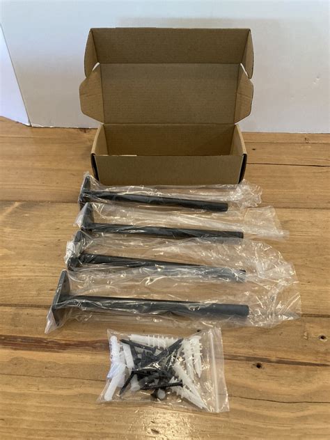 8-Inch Hidden Floating Shelf Brackets Support For Wood Shelves | eBay