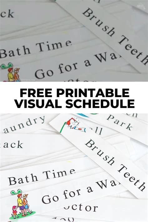 Daily Visual Schedule 的图像结果