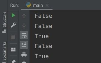 Boolean Expression in Python 的图像结果