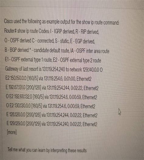 Image result for IP Route Command Example