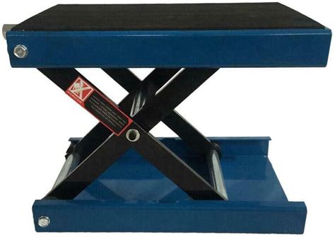 MOTOOS Blue Motorcycle Center Scissor Lift - 1100LB Hoist India | Ubuy