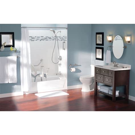Moen Wall Mount ADA Compliant Grab Bar (250-lb Weight Capacity) HCBS ...