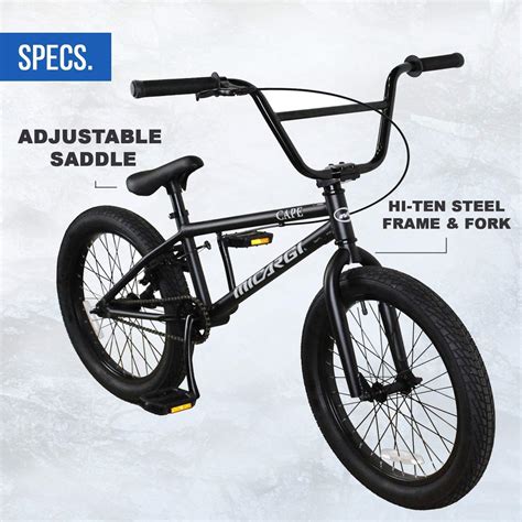 Micargi Maze Cape Sidewalk BMX Bike, 20-inch Wheels, Hi-Ten Steel Frame ...