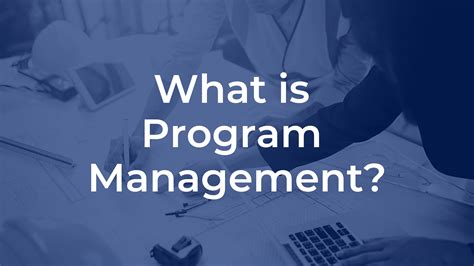 Image result for Program Management Overview