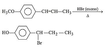The major product in the follo wing conversion is