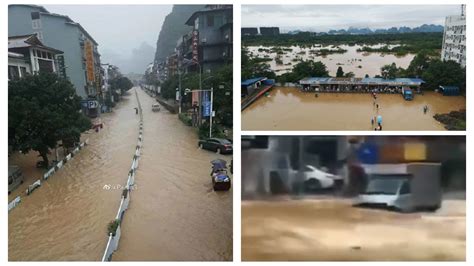 中國北方高溫40度 南方8省洪水氾濫(視頻) | 廣東 | 廣西 | 強降雨 | 新唐人电视台