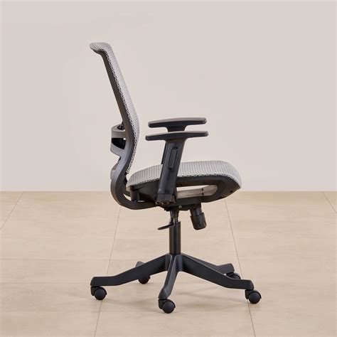 Buy Franklin Mesh Medium Back Office Chair - Grey from Home Centre at ...
