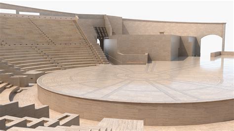 Katara Amphitheater Structure 3D model | 3D Molier International