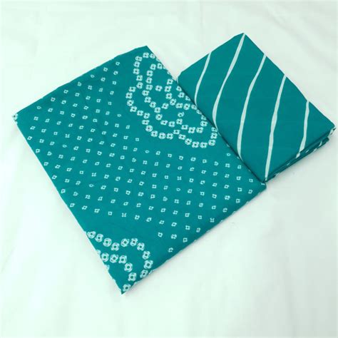 Set 57-13th June - Festive Turquoise Blue Bandhani Cotton - with ...
