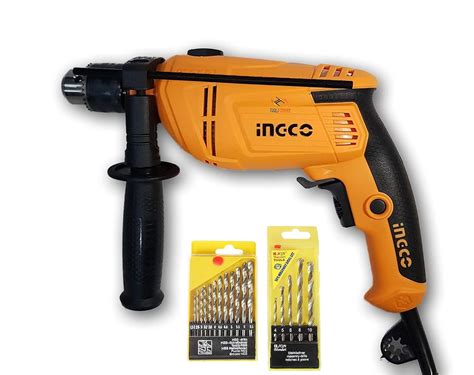 KROST Ingco Hammer Drill Machine With Drill Bit Set (13 Mm) : Amazon.in ...