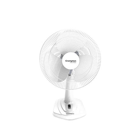 Crompton HighSpeed Torpedo 400mm Table Fan (KD White) – TheElectricOnline