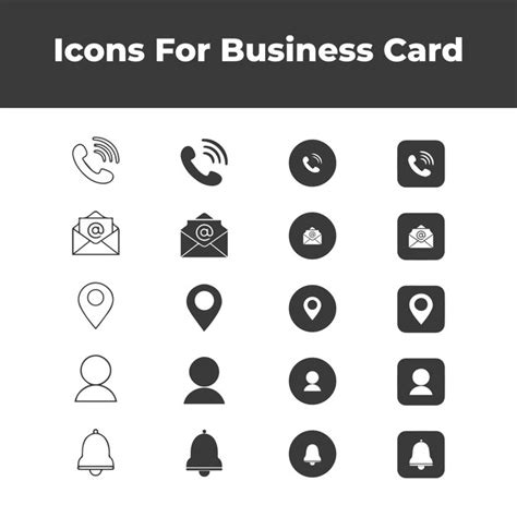 Symbols for Business Cards 的图像结果