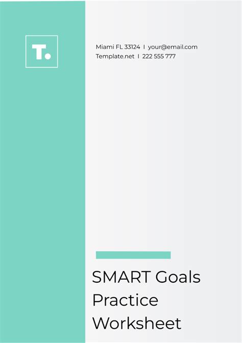 Smart Goals Worksheet 的图像结果