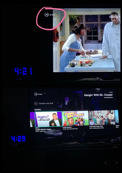 “up next” keeps counting down from 900+ seconds and the up next show ...