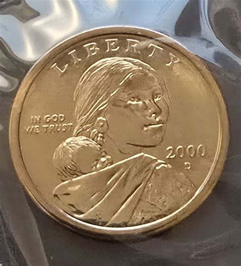 2000-D Sacagawea Dollar - BU in Original Mint Cello (J49) - For Sale ...