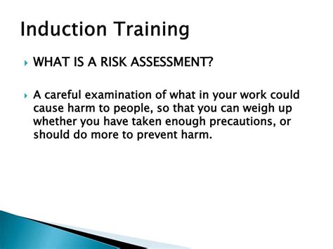 Image result for Induction Training Examples