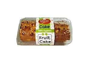 Mr UNCLE EGGLESS FRUIT CAKE (200 gm) Pack of 5 : Amazon.in: Grocery ...