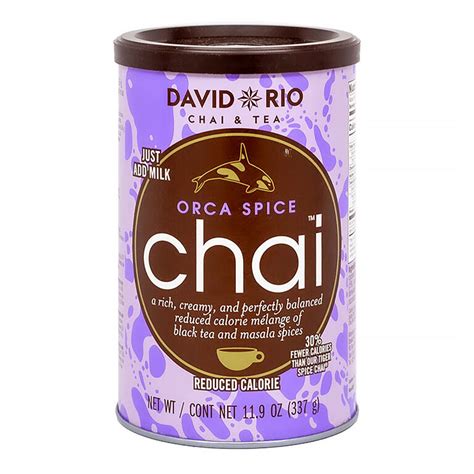 48oz Chai Powder David Rio Sugar Free Decaf Chai Mix, Flamingo Vanilla ...