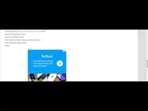 Image result for Working Tenorshare Reiboot Free Registration Code