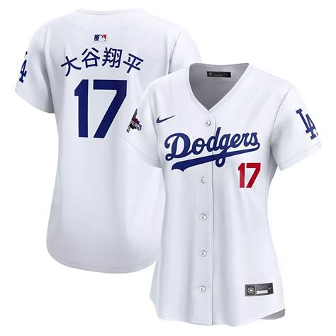 Women's Nike Shohei Ohtani White Los Angeles Dodgers 2024 World Series ...
