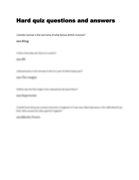 Image result for Hard Test Questions