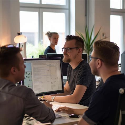 Image result for Three People at a Computer