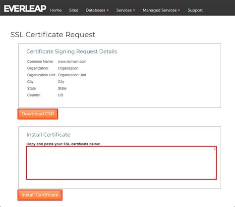 Install SSL without CSR 的图像结果