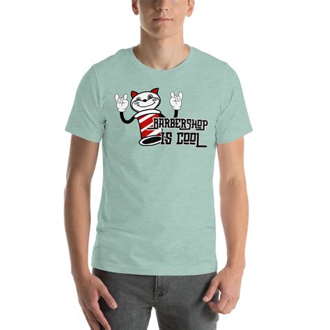 Barber Polecat - Barbershop is cool - Printed Unisex t-shirt – Custom ...
