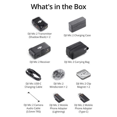 DJI MIC 2 Person Compact Digital Wireless Microphone – NewUnbox