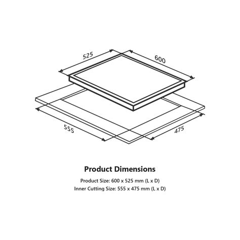 Kaff NE 4B 60 GFX 4 Burner Built-in Hob | Tempered Glass